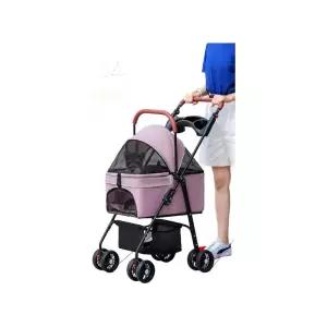 강아지유모차 고양이 접이식 개모차 반려견 일체형 냥모차 소형견 펫모차 카트