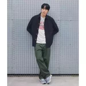 :매장정품: 유니폼브릿지 UNIFORM BRIDGE cotton fatigue pants regular fit forest 186574 911RB