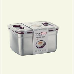 사각 밀폐 김치 스텐 올반찬 통 업소용반찬 LW6315B7