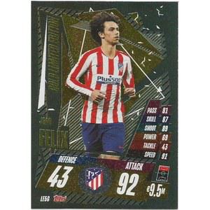 2020-21 탑스 매치 아택스 UEFA 챔피언스 리그 한정판 골드 #LE5G 주앙 펠릭스 아틀레티코 마드리드 공식 UCL 축구 트레이딩 카드 (재고 사진 표시, 니어 민트 투 상태의 카드)