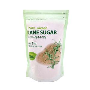 캐인슈가 비정제 사탕수수 원당 1kg/갈색설탕 황설탕 사탕수수당
