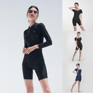 빅사이즈 2피스 실내 수영장 수영복 아쿠아복 XNS304