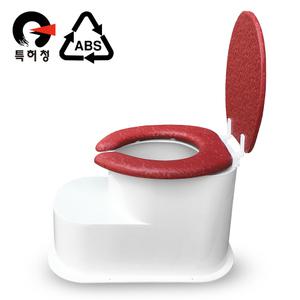 부성산업사 재래식좌변기 화이트 재래식화장실 변기 이동식 간이화장실 푸세식 이동식변기 명절선물