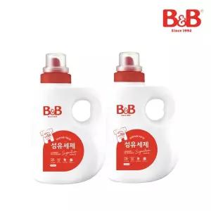 [비앤비]유아 섬유 세탁세제 시그니처 용기 1500ml X2개