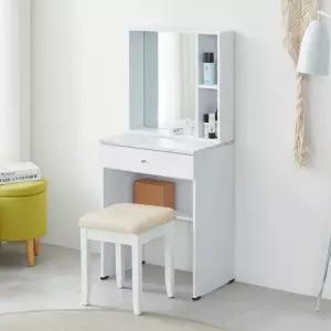 솔트 베이직 600 화장대 스툴 세트 mct040