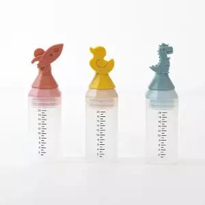 [이크][eeeek] 이크 실리콘 국민 투약병 물약병 아기 약병 검정눈금