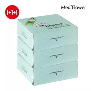 [메디플라워] 엠보싱 소프트 화장솜 300매x3