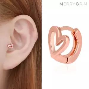 [메리그린] 14K 골드핀 러브썸 링 피어싱 한쪽판매