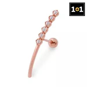 [메리그린] 14K 골드핀 심플큐빅 피어싱 한쪽판매 1+1