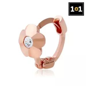 [메리그린] 14K 골드핀 플라워 큐빅 링 피어싱 한쪽판매 1+1