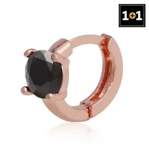 [메리그린] 14K 골드핀 블랙라운드 링 피어싱 한쪽판매 1+1