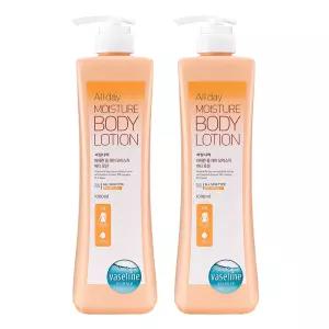 바세린 대용량 바디로션 올데이 1000ml 2개 