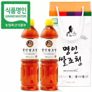 두레촌 명인 쌀조청 1.3kgx2개/강봉석 조청 쌀엿 명절선물세트