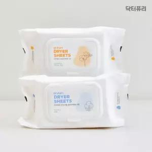 닥터퓨리 건조기시트 섬유유연제 드라이시트 80매 + 80매 (파우더향, 프리지아향)