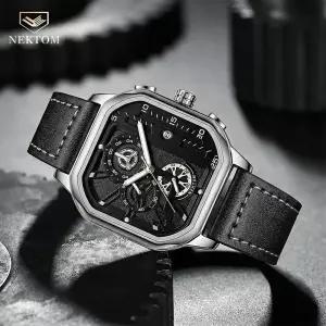 남자 가죽 손목시계 명품 캐주얼 패션 커플 방수 아날로그 고급 클래식 빈티지 여성 메탈 선물용 쿼츠 시계