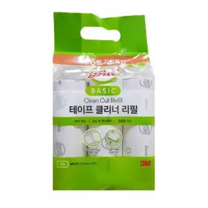 3M 스카치브라이트 테이프 클리너 베이직 대형 크리너 리필 6개입 기획상품