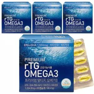 프리미엄 알티지 오메가3 1204mg x 360캡슐 (12개월분)