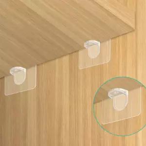 DIY 옷장 선반받침 무타공 선반고정 브라켓 지지대 꺽쇠 4P세트