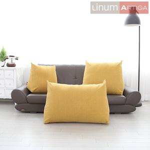 [롯데백화점]리눔 알러지 퍼펙트 삼각 등쿠션 중형 머스타드