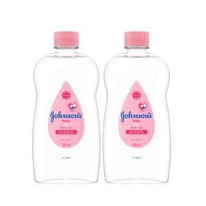 존슨즈 베이비 오일 자연유래성분 500ml x 2개