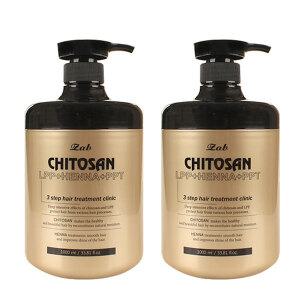 모나리자 자브 키토산 LPP 헤나 트리플액션 트리트먼트 1000ml 2개세트 헤어케어 클리닉