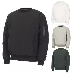 [김영주골프] 겨울 남성 포켓지퍼 방풍 패딩 맨투맨티셔츠 KMWMTS57