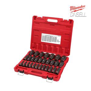 밀워키 49-66-7015 (SHOCKWAVE 1/2 롱 임팩트 소켓 세트 29PC)