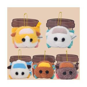 pui pui 모루카 가방고리 기니피그 인형 장식 백참 텀블러 드링크백