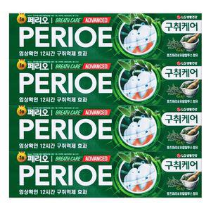 엘지 페리오 브레쓰 구취케어 알파 치약 150g 4입 1개