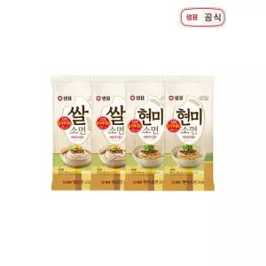 [하프클럽/샘표]샘표 쌀소면 현미쌀소면 400g 4개 골라담기