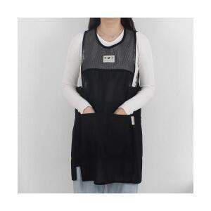 쿠로네코 쉬폰 쿨 망사 원피스 앞치마(2Color)