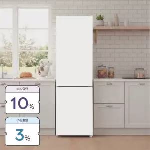 [최대혜택 48만] 캐리어 모드비 250L 파스텔 피트인 콤비냉장고 MRNC251GSM1 화이트+화이트