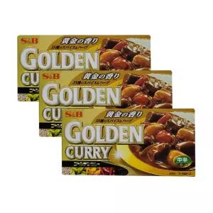 일본카레 에스비 골든카레 중간매운맛 3개 고형카레 커리