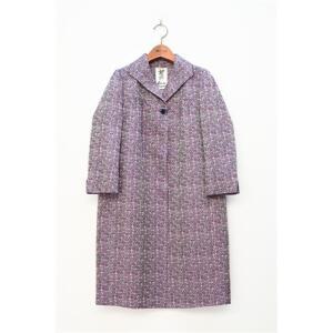 [비꼴리끄]자카드 가슴셔링 롱자켓