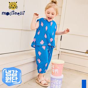 [몰리멜리] 쿨페얼언발주름쿨링상하복