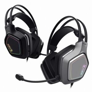 COX SCARLET  RGB 노이즈 캔슬링 초경량 헤드셋 (그레이)