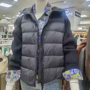 [하프클럽/그라피]그라피 DP01 소매니트오리숏패딩 CWJD4001