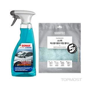 소낙스 익스트림 유리세정제 500ml 파스텔 타월5P