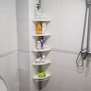 최고  5단욕실 코너선반 수납장 진열대 기둥식 정리대 육해공
