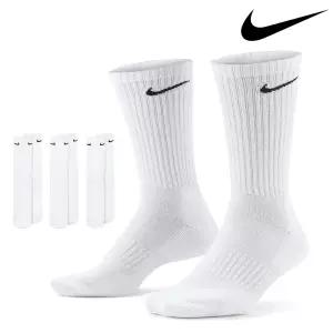나이키 양말 쿠션 크루 삭스 3켤레 화이트 SX7664-100