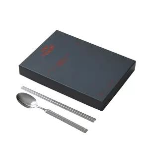 (백화점BEST) 누프레임 스푼앤찹스틱 2인세트(한식기)