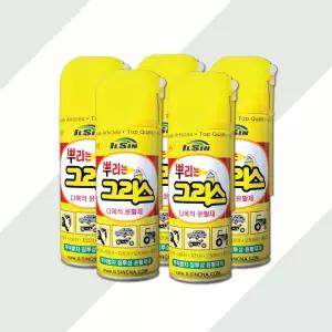 일신 스프레이 구리스 420ml 5개 기계 체인 윤활