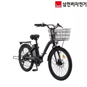 2026 삼천리 24 팬텀 이콘 D -완조립- 최대100km 주행 바구니 시티형 전기 자전거