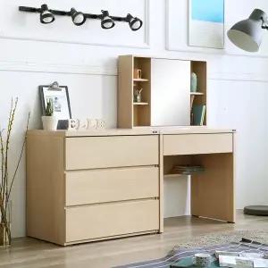 트리플 베스트 와이드 3단 서랍장+수납 화장대