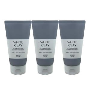 해피바스 화이트클레이 모공 클렌징폼 150g 3개
