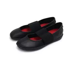 여성 라이트 니나 플랫슈즈 블랙 21595-242