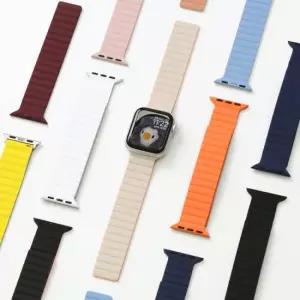 디유아모르 디유아모르 애플워치 스트랩 실리콘 링크 밴드