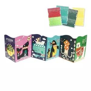 블루마토 도형 모자이크 스티커북-바다동물 MDS002)