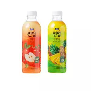 매일 썬업 100% 750ml 혼합 6개/냉장무배/파인애플3+사과3/과일주스/에이드