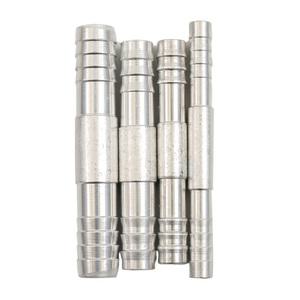 A/C 호스 바브 알루미늄 파이프 피팅 커넥터 스트레이트 스플라이스 6 8 10 12 8mm 10mm 13mm 14.5mm 4 개